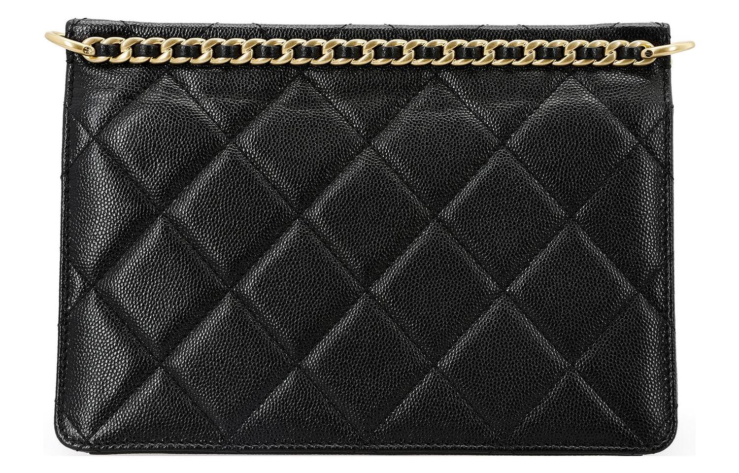 CHANEL Сумка через плечо на пояс из зерненой телячьей кожи — фото 4
