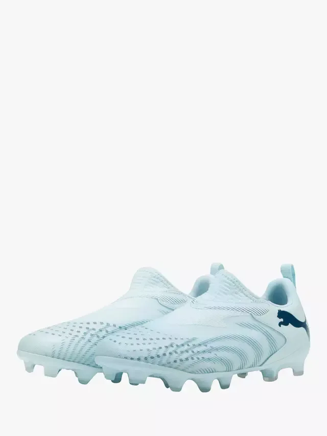 Детские футбольные бутсы FUTURE 9 MATCH LL, ледяной синий PUMA — фото 2