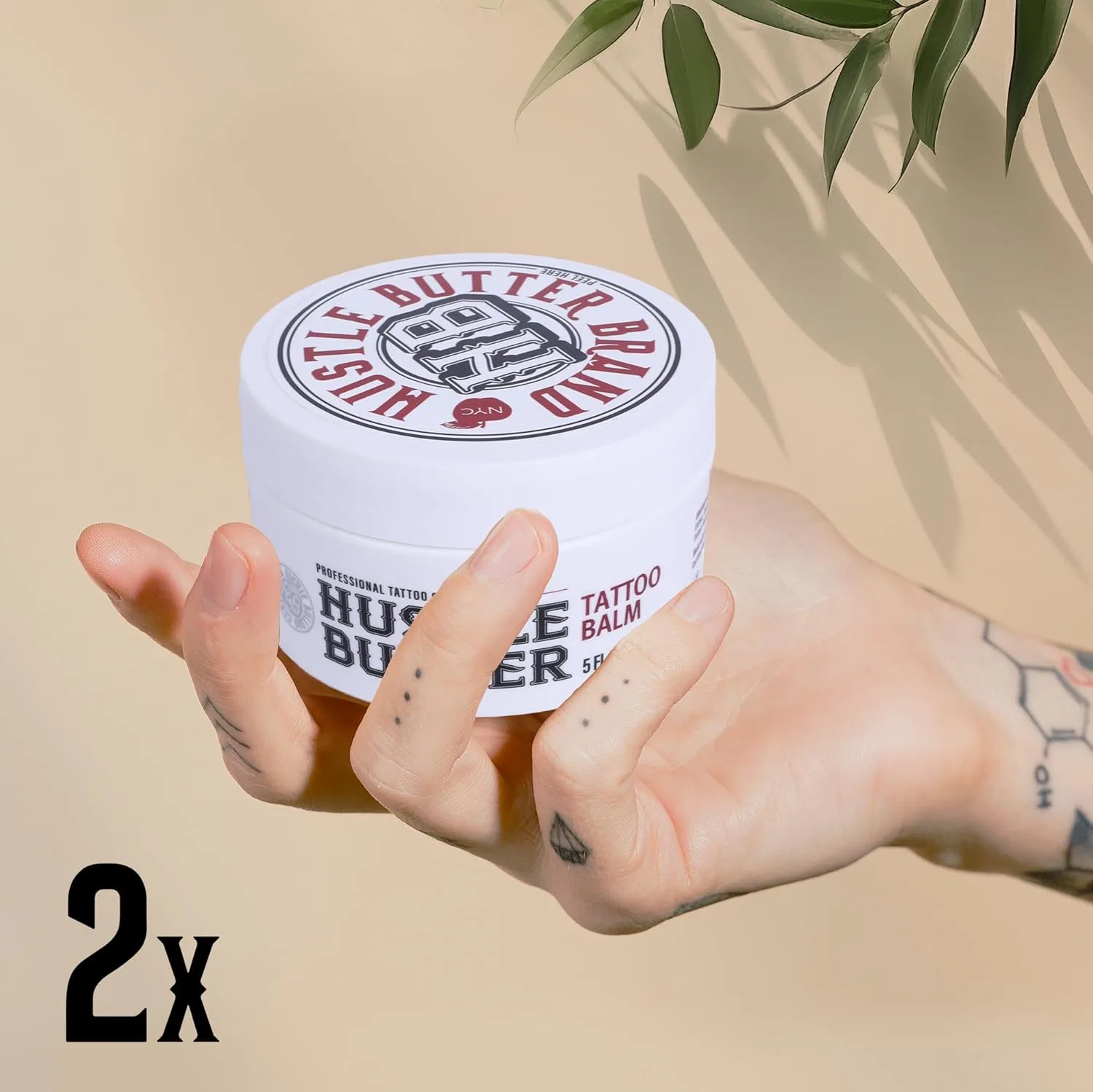 Веганский крем для ухода за татуировками «Hustle Butter Deluxe Original» (2 x 150 мл) Hustle Butter Deluxe — фото 2