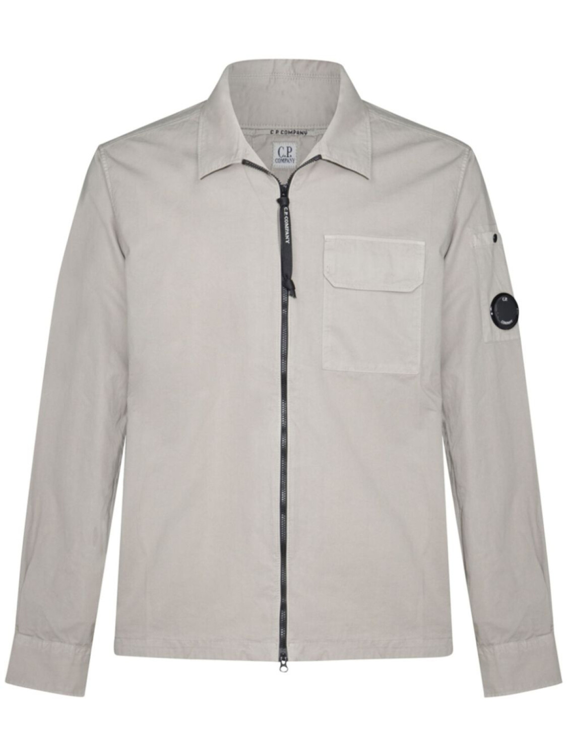 

C.P. Company куртка с декором Lens, серый