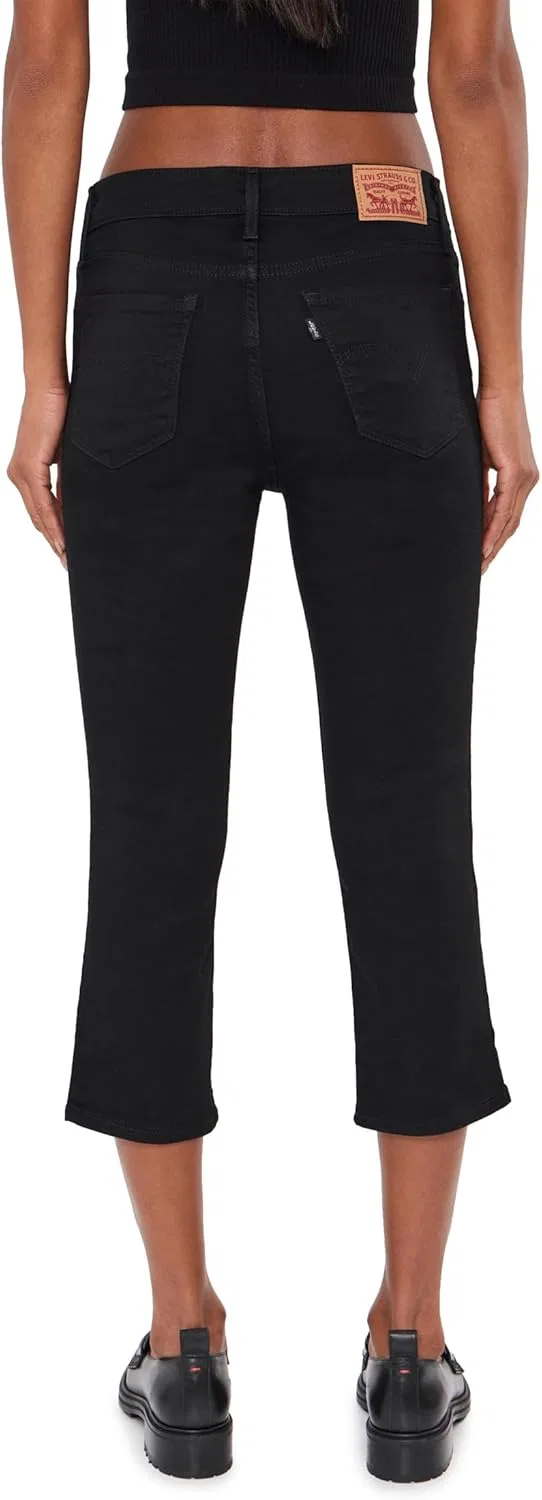 Джинсы капри Levi's, Soft Black — фото 4