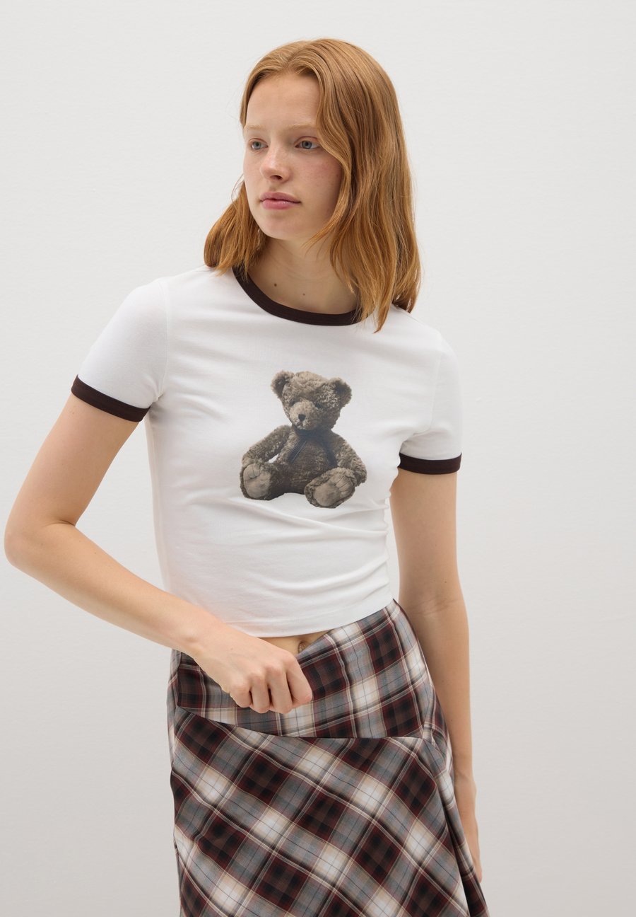 

Футболка B.ANGEL Print T-shirt, Soft White/White