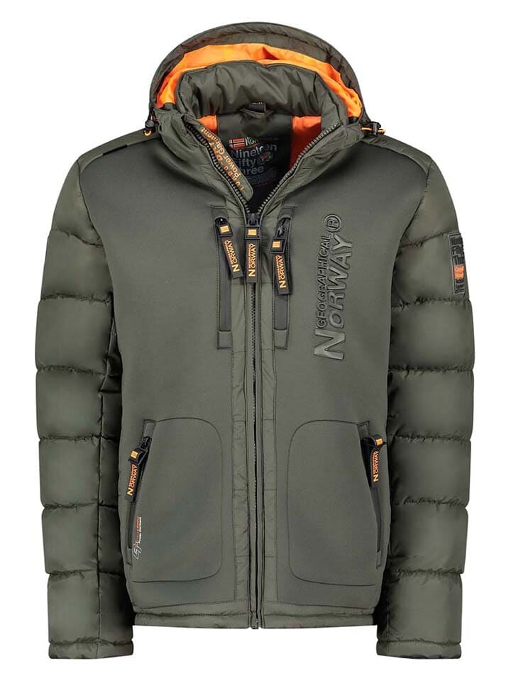 

Стеганая куртка Geographical Norway Steppjacke Beachwood, хаки