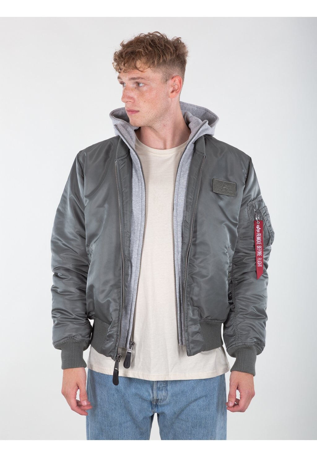 

Легкая куртка Alpha Industries, Серый, Легкая куртка Alpha Industries