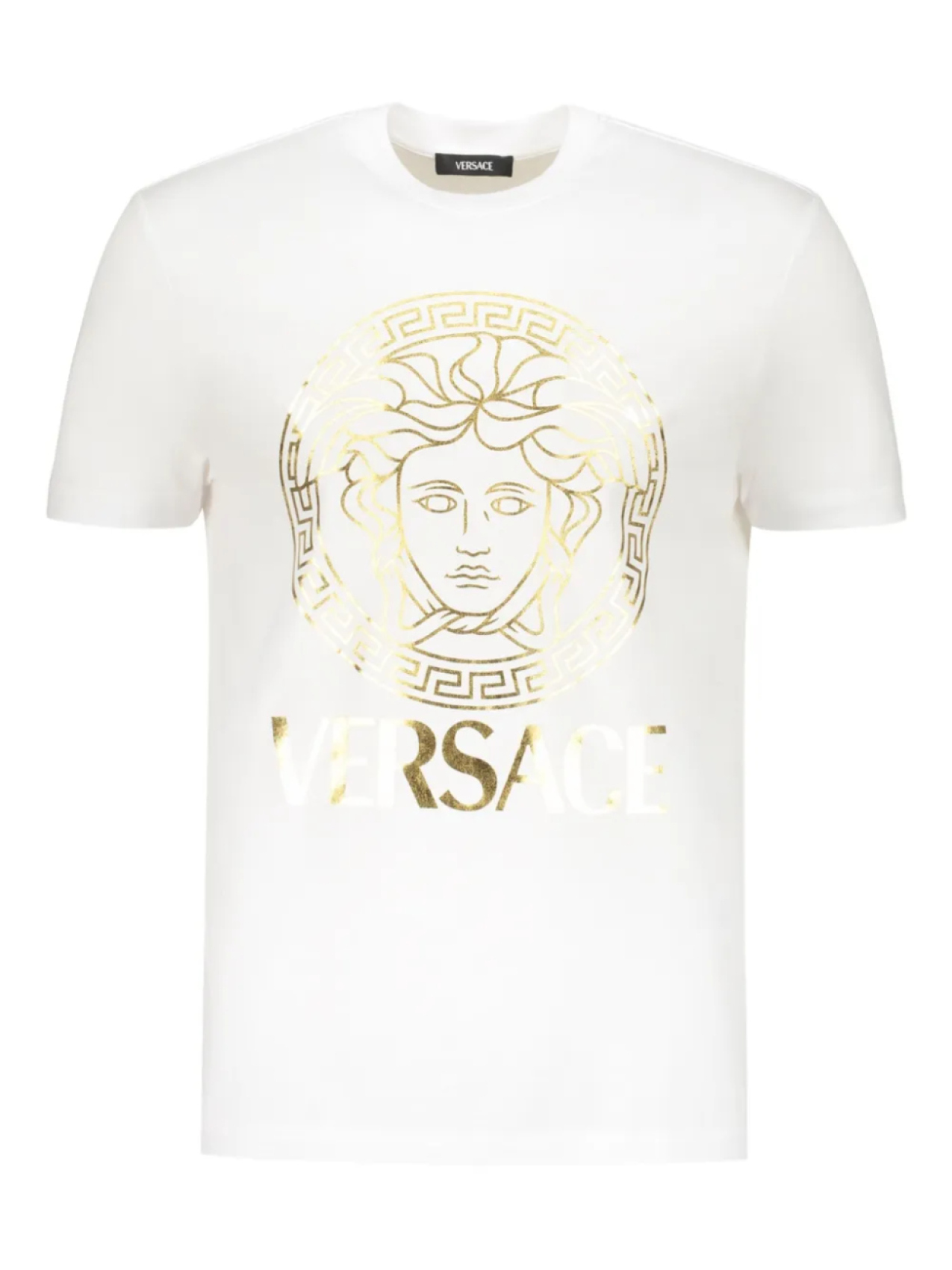 

Футболка из хлопка Versace, белый