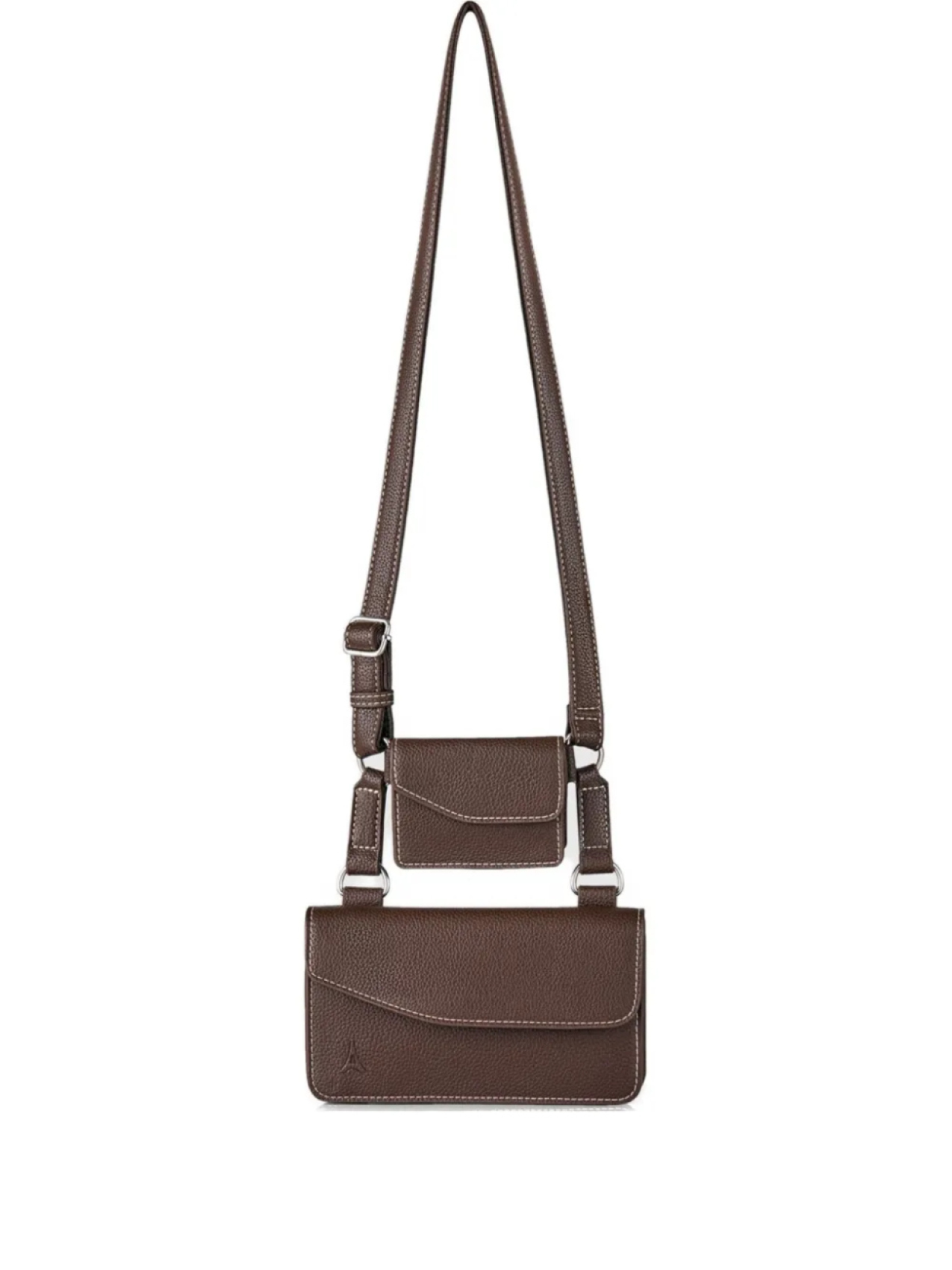 

Сумка через плечо Manière De Voir с двойным креплением, коричневый