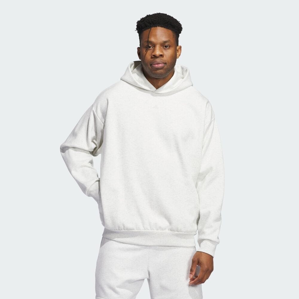 

Парка Adidas One Basketball Fleece Hoodie, цвет Grey One Melange