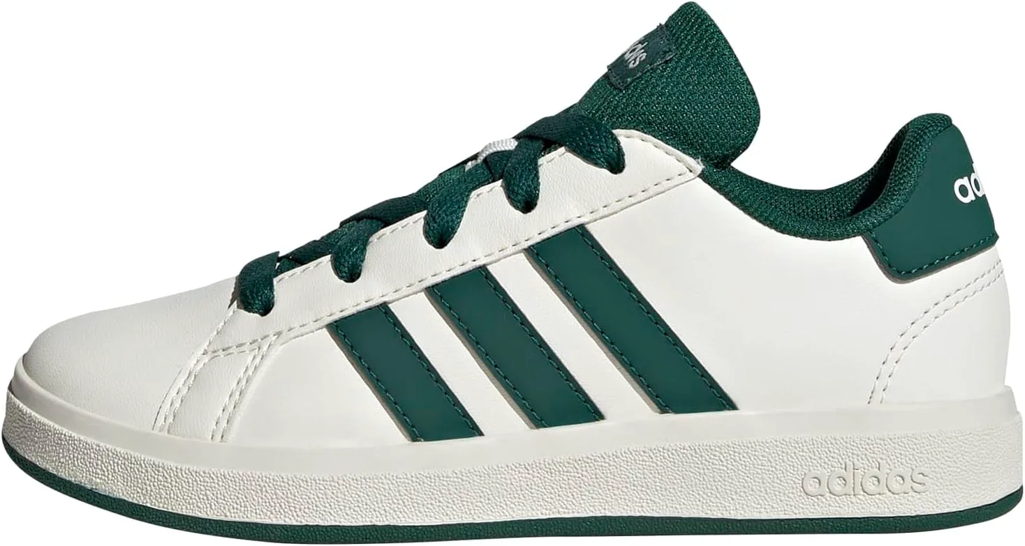 Кроссовки Adidas Grand Court 2.0 для мальчиков, белый/зеленый/черный