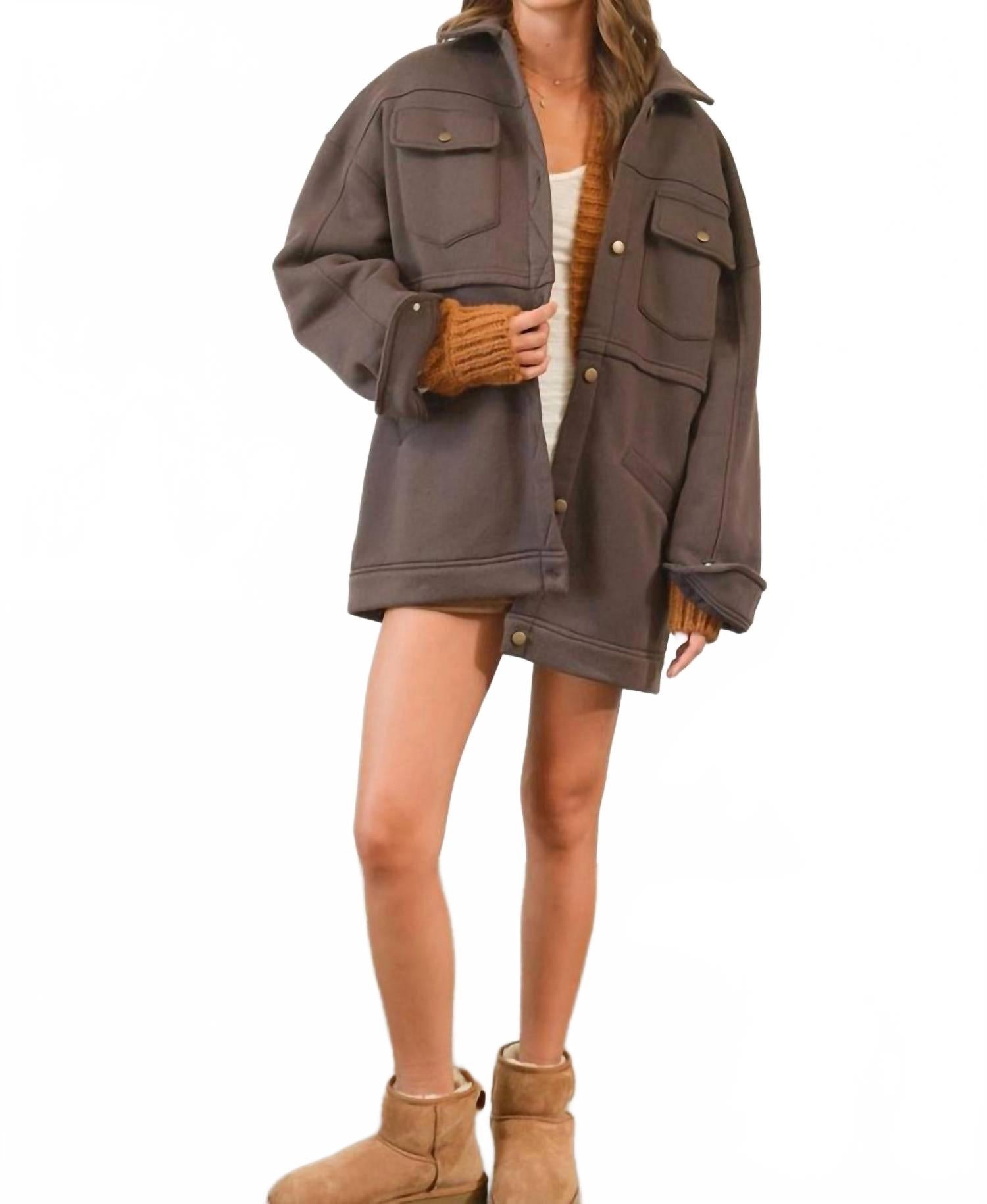 

Флисовая куртка в цвете антрацит HYFVE, Charcoal