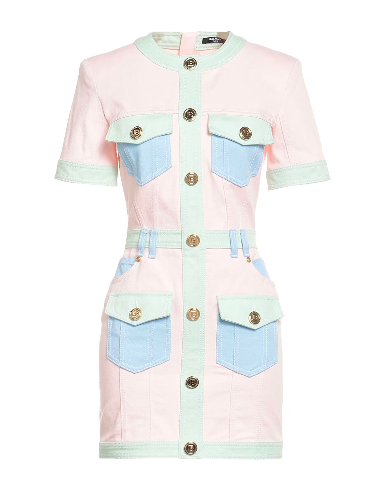 

Мини-платье Balmain, розовый