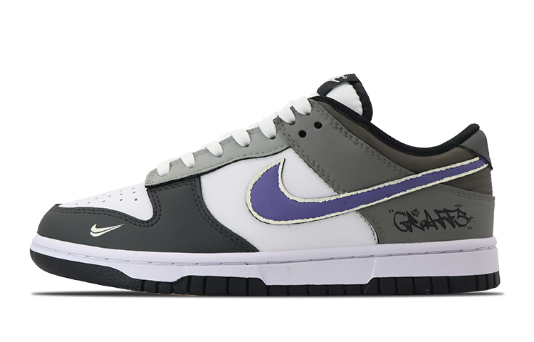 

Кроссовки Nike Dunk Skateboarding Shoes Men Low-top Purple, черный