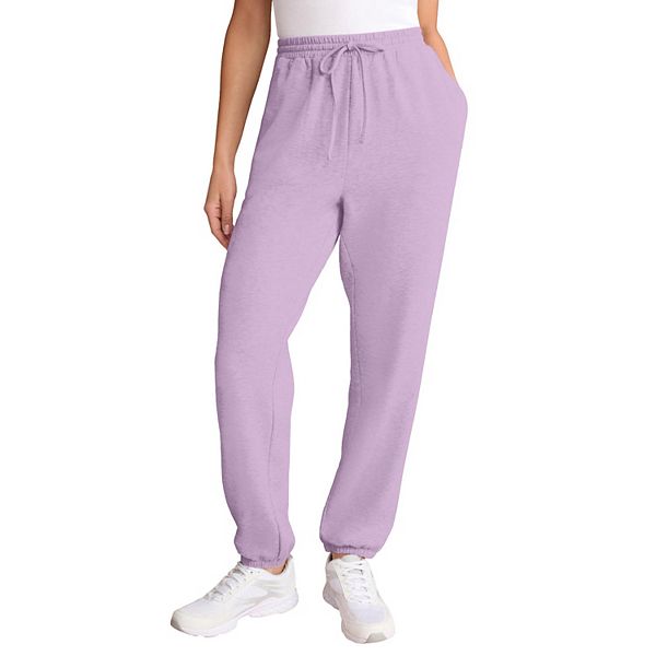 

Женские джоггеры Comfort+ Fleece с зауженными штанинами Roaman'S, Pale Lavender