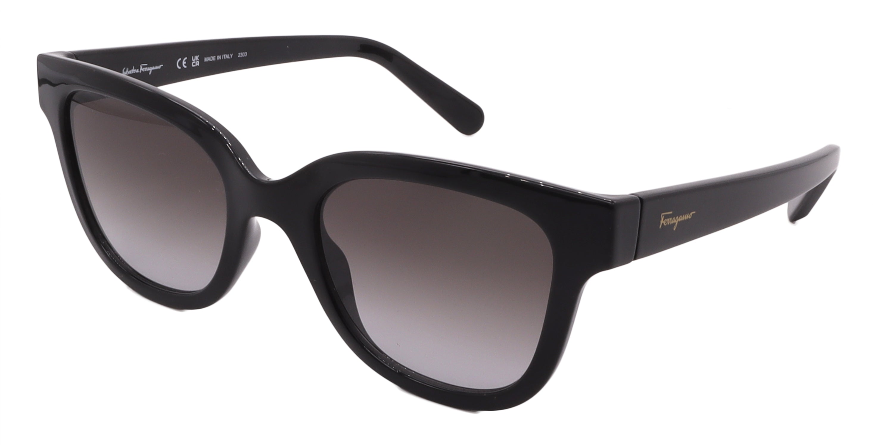

Солнцезащитные очки SALVATORE FERRAGAMO модель SF1066S-001-52-21-140 без поляризации, черный