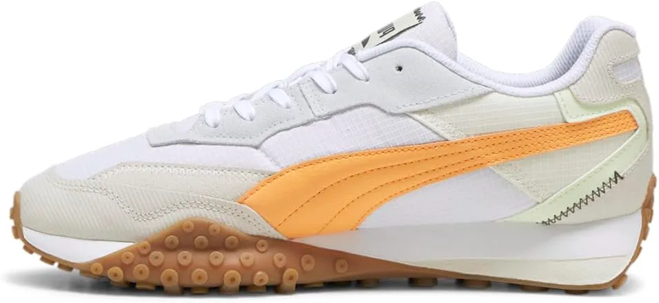 Мужские кроссовки PUMA Blktop Rider разноцветные на шнуровке повседневные - белые, белый — фото 3