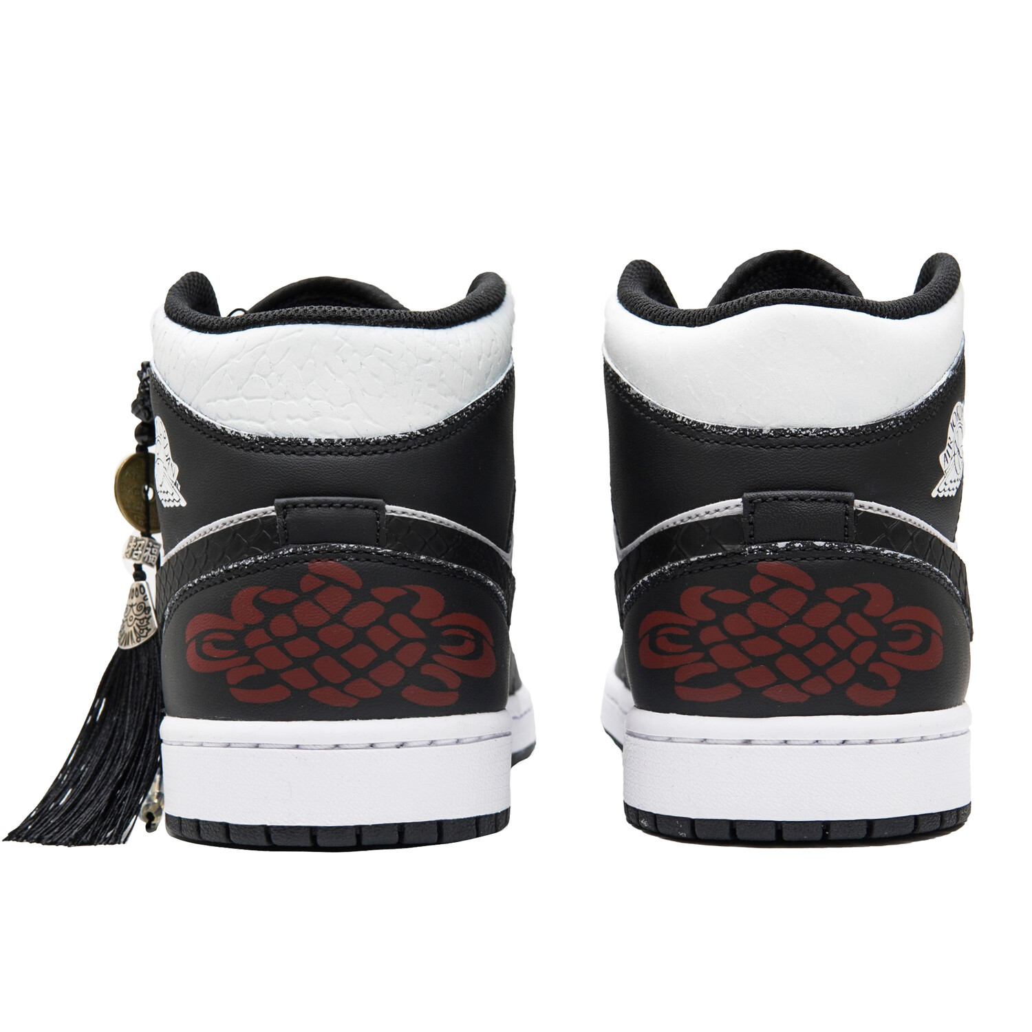 Кроссовки Vintage Jordan Air Jordan 1, белый/черный — фото 2