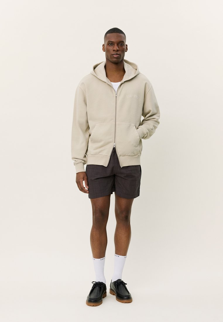 

Толстовка на молнии BRETT WASHED ZIPPER HOOD Les Deux, песочный