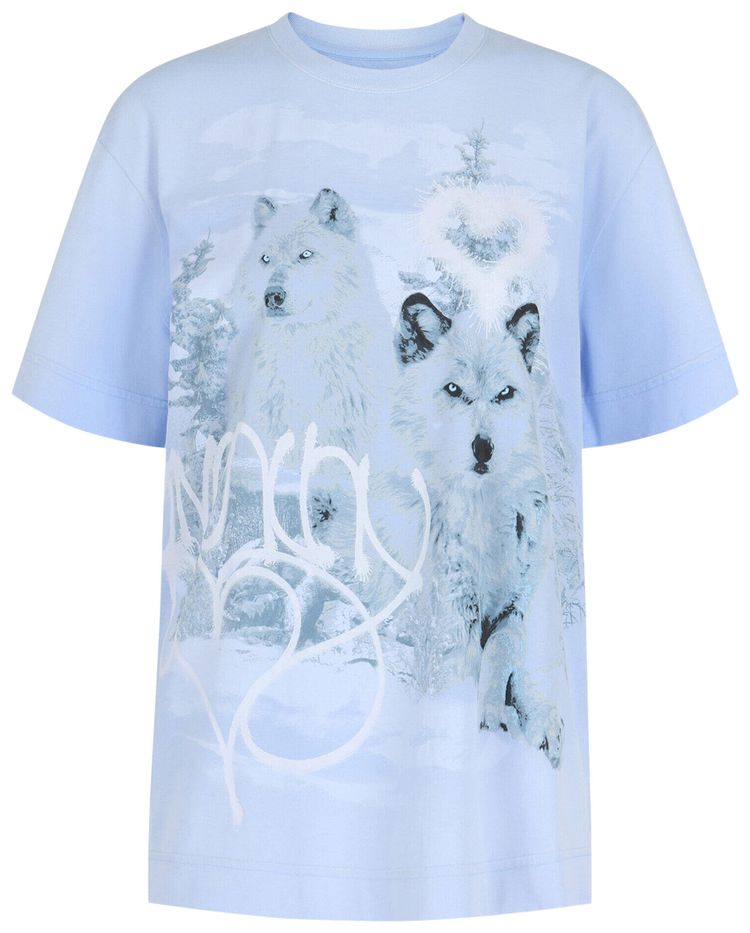 

Футболка Givenchy x Chito с принтом, синий