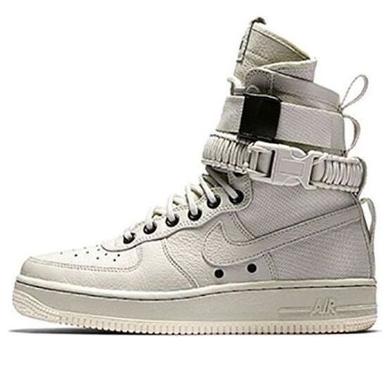 Кроссовки sf air force 1 высокие Nike, белый