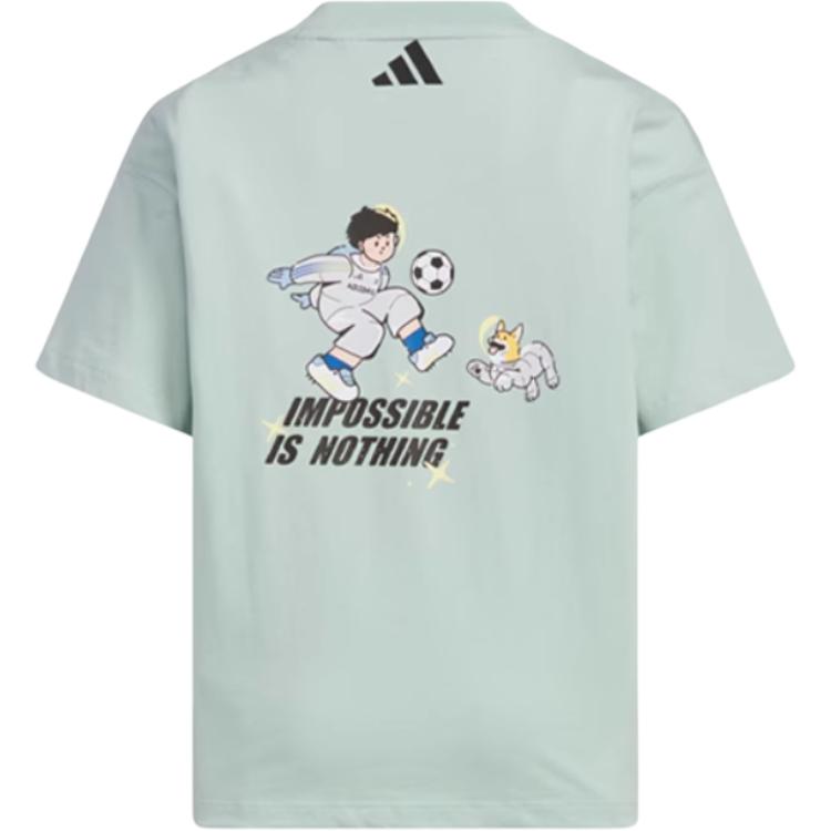 Adidas Футболка светло-зеленая для детей 3-7 лет — фото 3