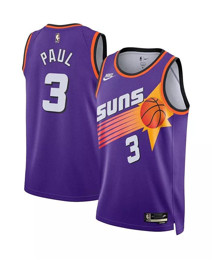 

Мужская баскетбольная майка Chris Paul Phoenix Suns 2022/23 Swingman - Classic Edition, фиолетовая Nike