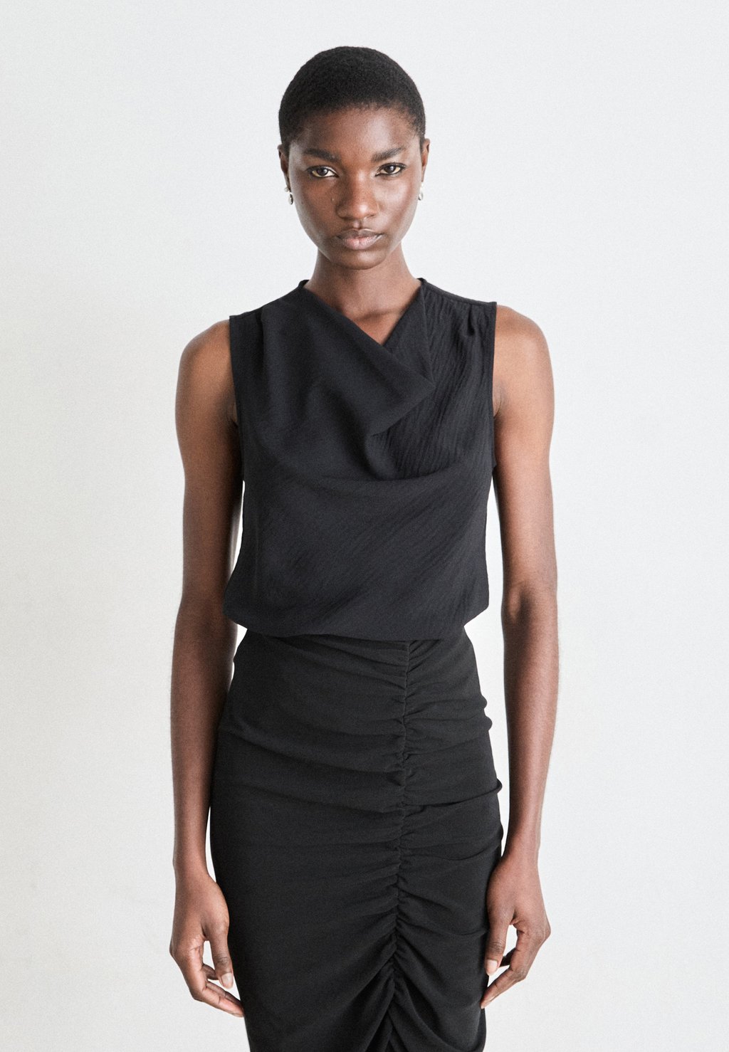

Топ ZELOUF WASHER - Blouse DKNY, черный