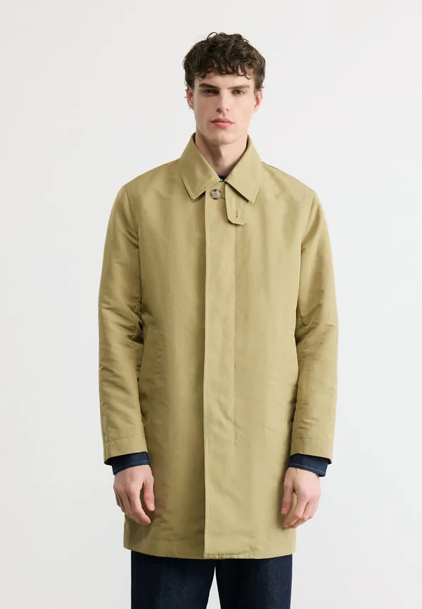 Классическое пальто кларка Boss, Dark Beige