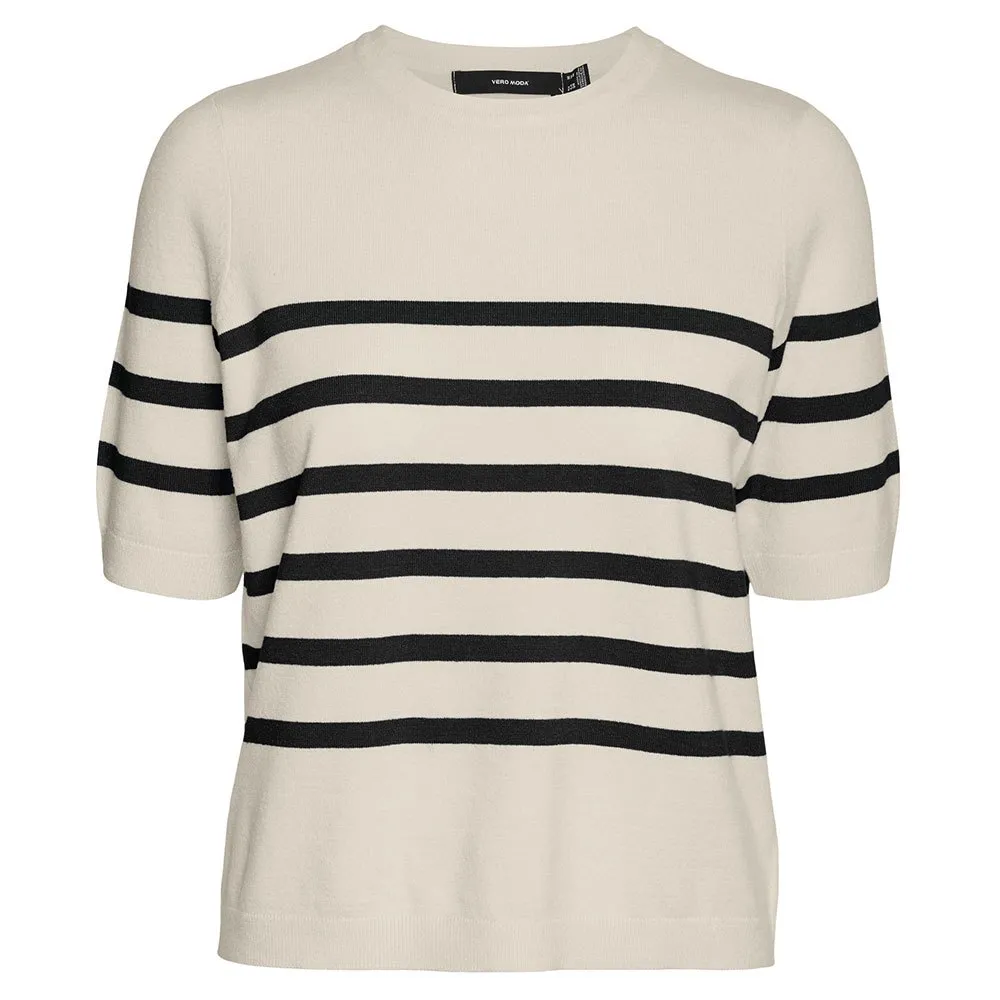 

Футболка Vero Moda Saba Plain Knit, бежевый