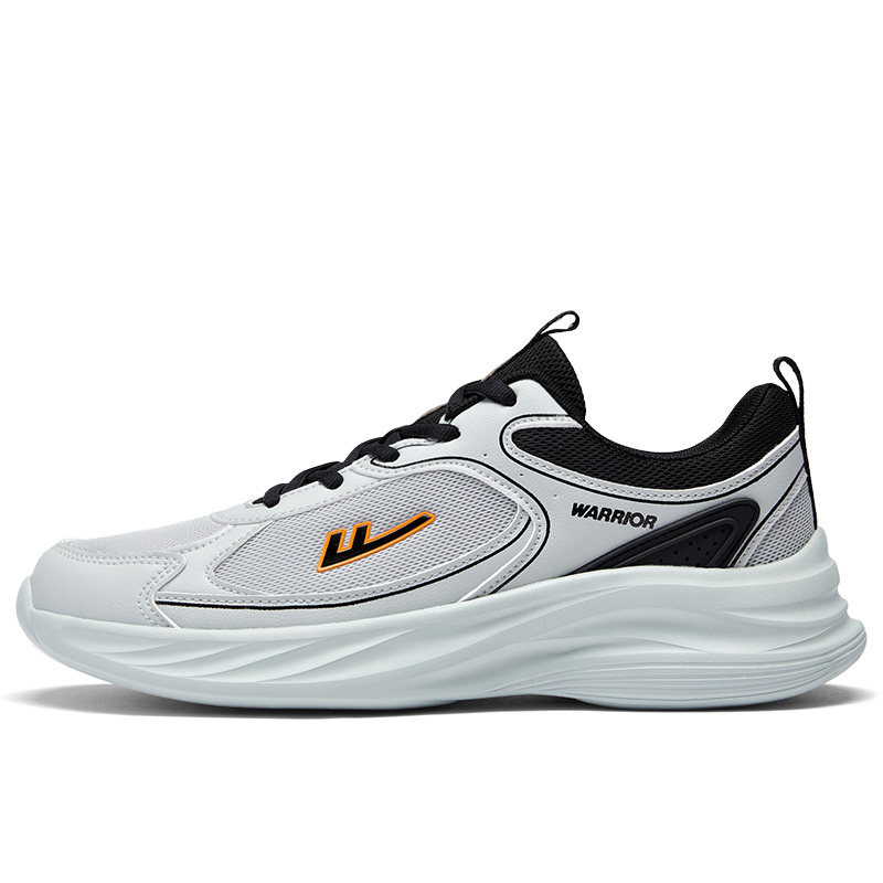 

Мужские повседневные низкие кроссовки с амортизацией и износостойкостью WARRIOR, серый черный