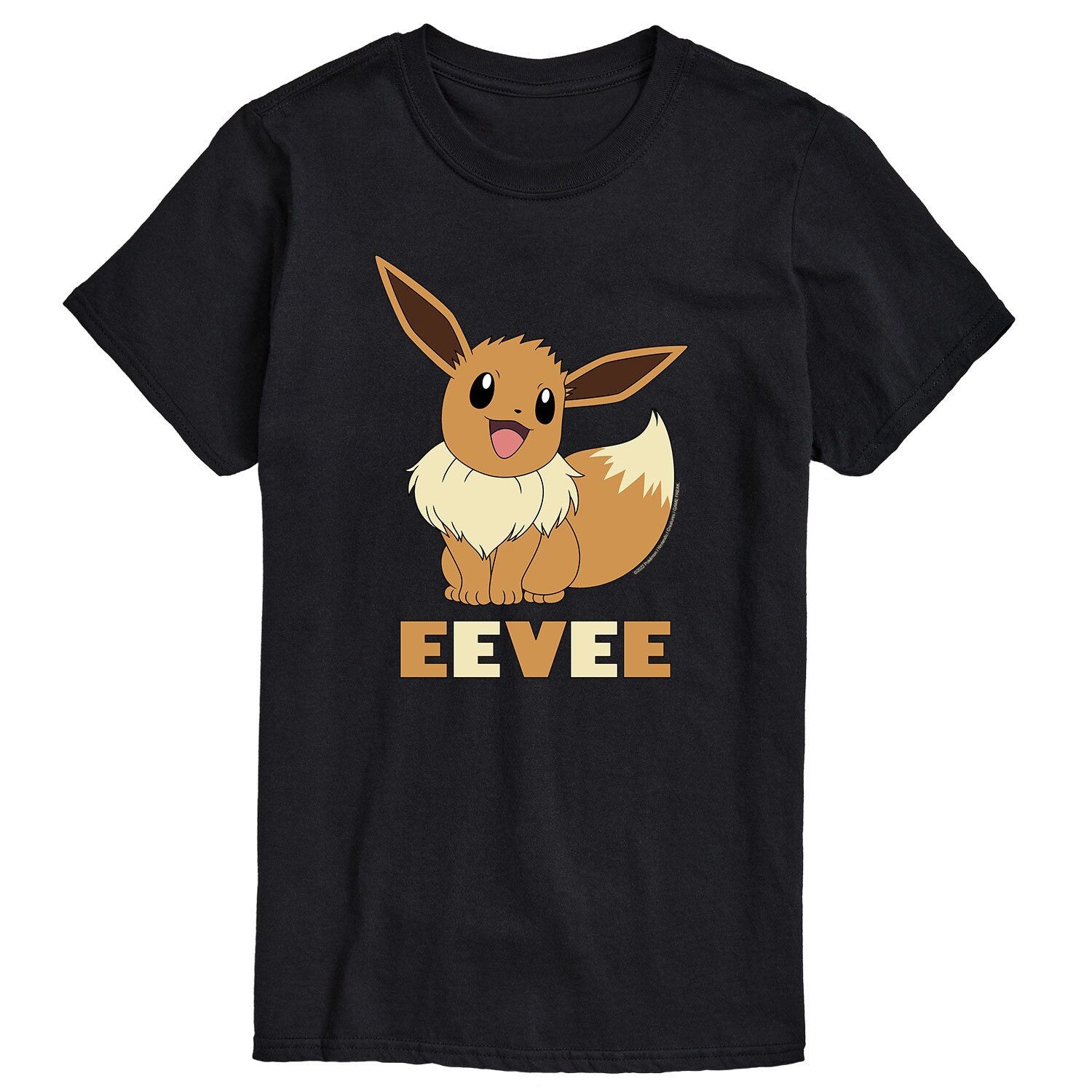 

Футболка Big & Tall Pokemon Eevee License, черный