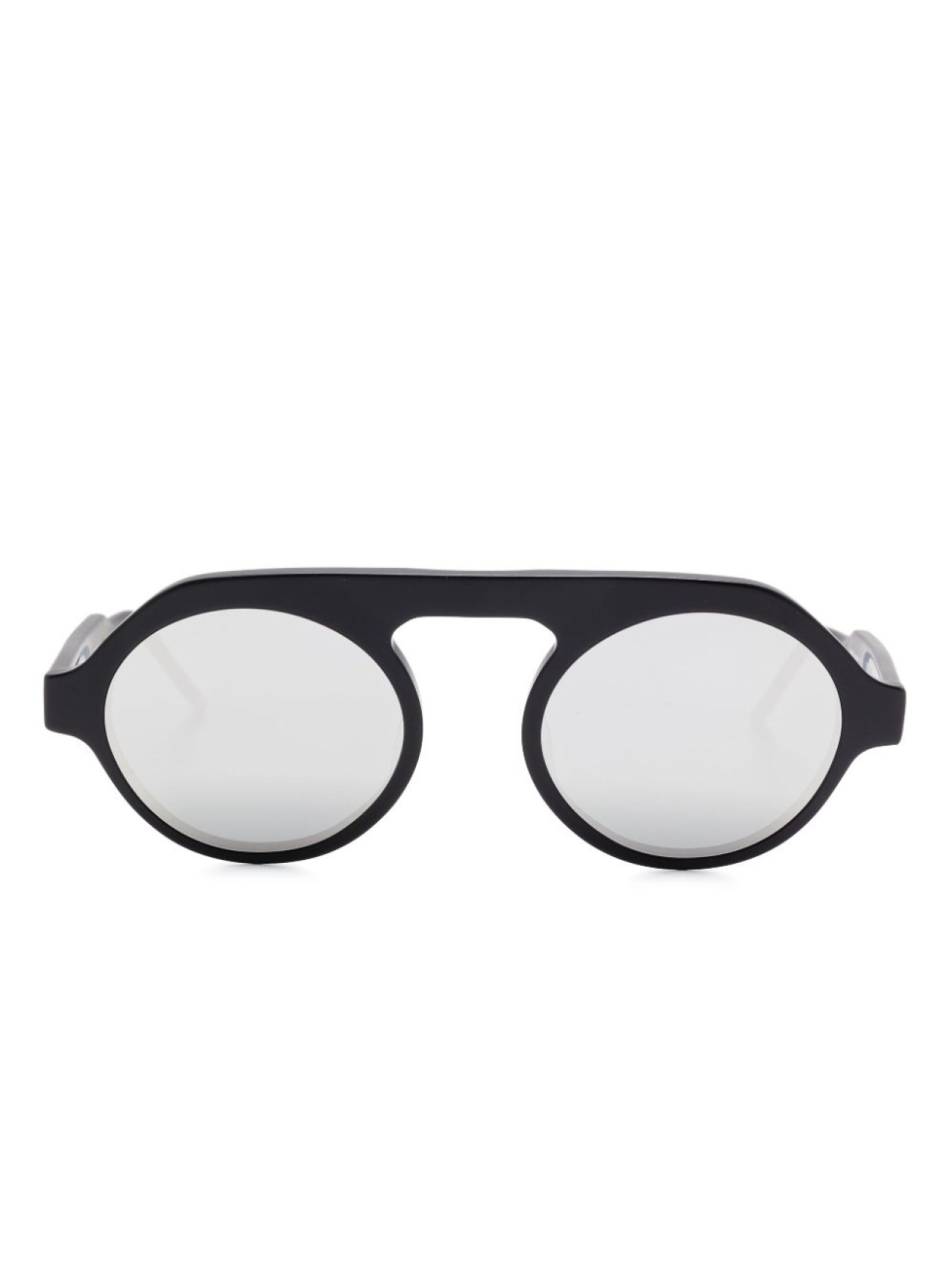 

Солнцезащитные очки в круглой оправе Thom Browne Eyewear, черный