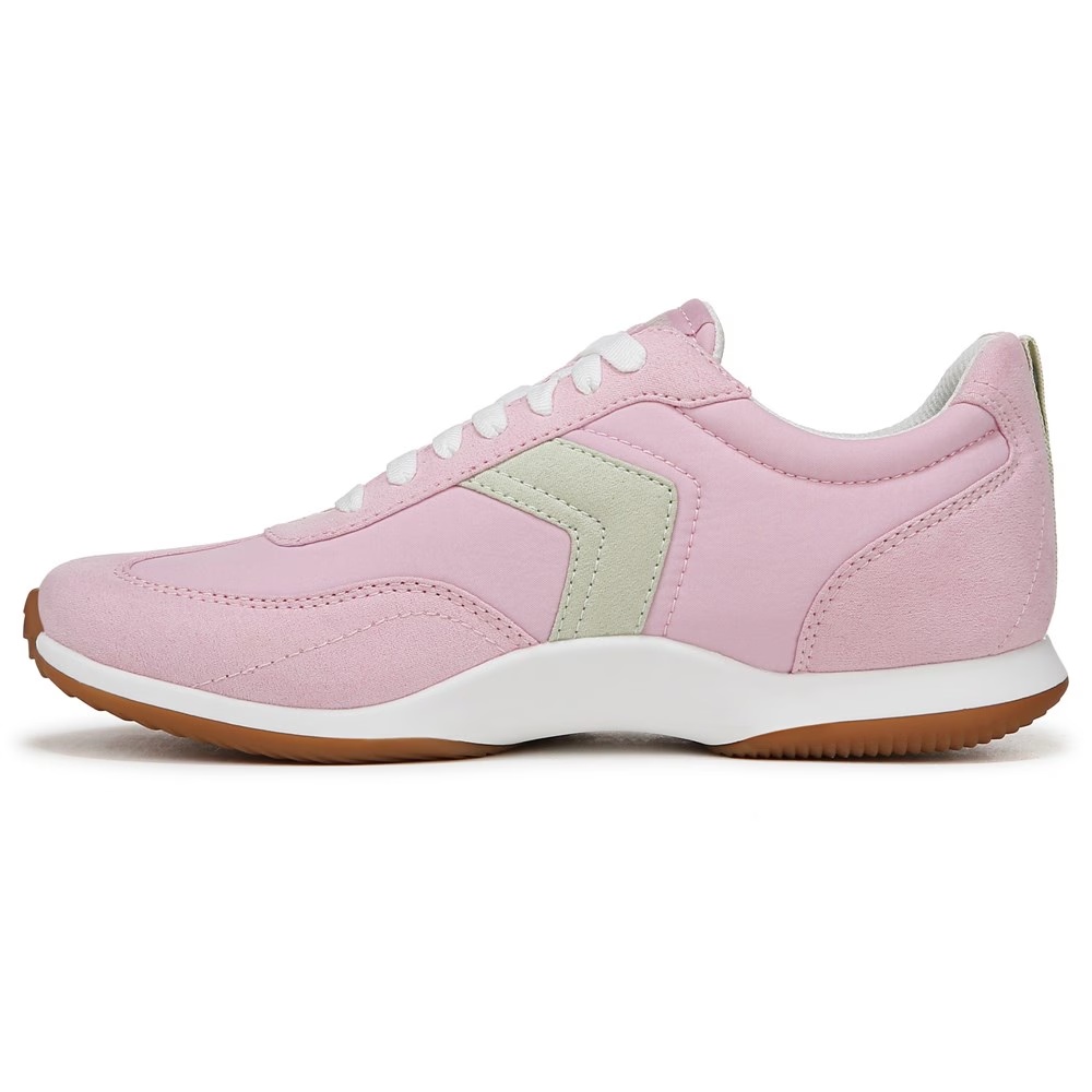 Кроссовки на шнуровке Good ol days Dr. Scholl'S, pink/aloe microsuede/mesh — фото 4