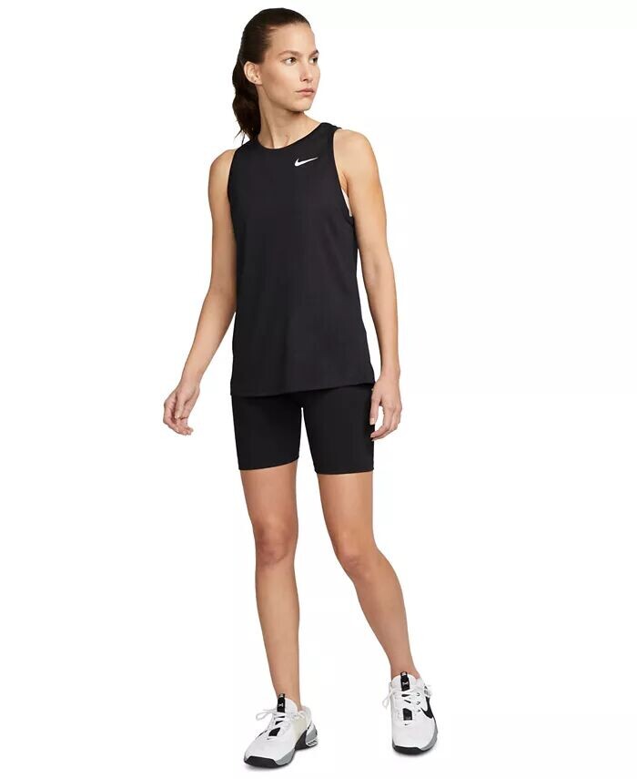 Женская тренировочная майка Dri-FIT Nike, черный — фото 4