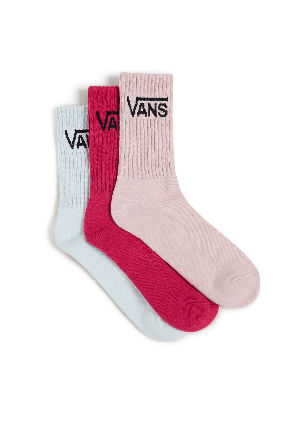 

Носки 3 PACK CLASSIC CREW 6.5-10 Vans, розовый