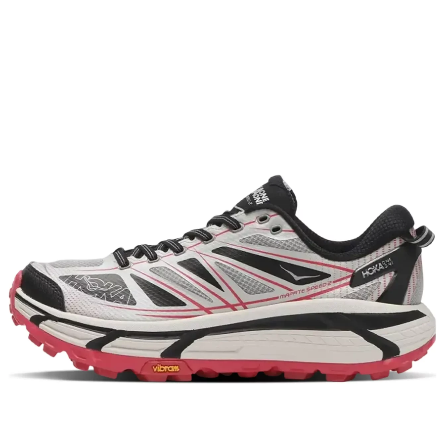 

Кроссовки HOKA ONE ONE Mafate Speed 2 'Grey Red White', серый