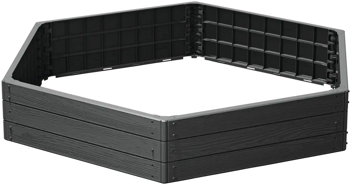 

Prosperplast Palisade "Base Wood", ШxГ: 148x129 см Д/148х25х129 см, цвет anthrazit
