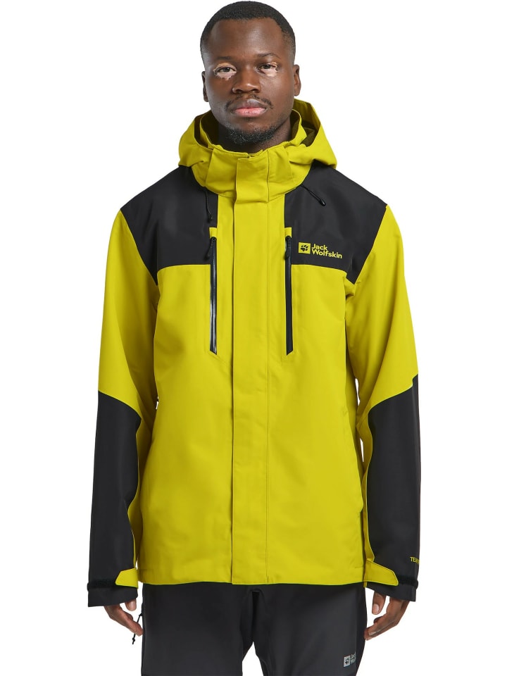 

Jack Wolfskin Мужская куртка из софтшелла желтого цвета