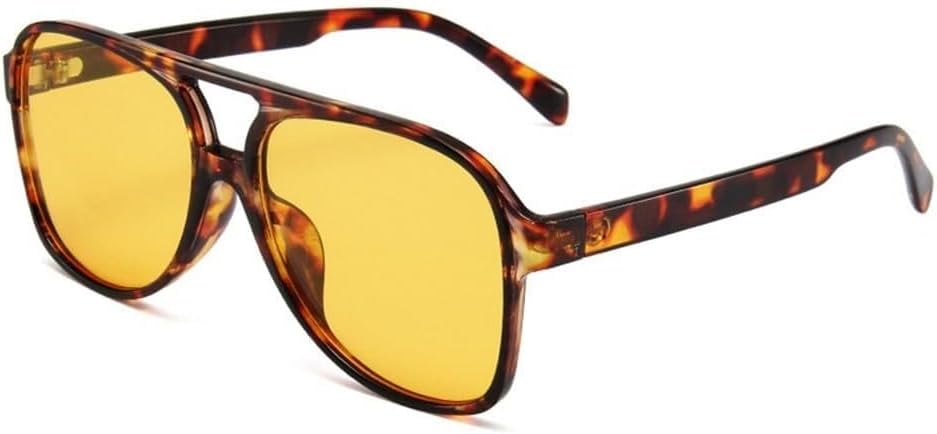 

Солнцезащитные очки с двойной перемычкой для женщин, прозрачные линзы с градиентом Ocean, защита от ультрафиолета UV400 для мужчин, для занятий спортом на открытом воздухе, бега и езды на велосипеде Generic, Leopard Orange