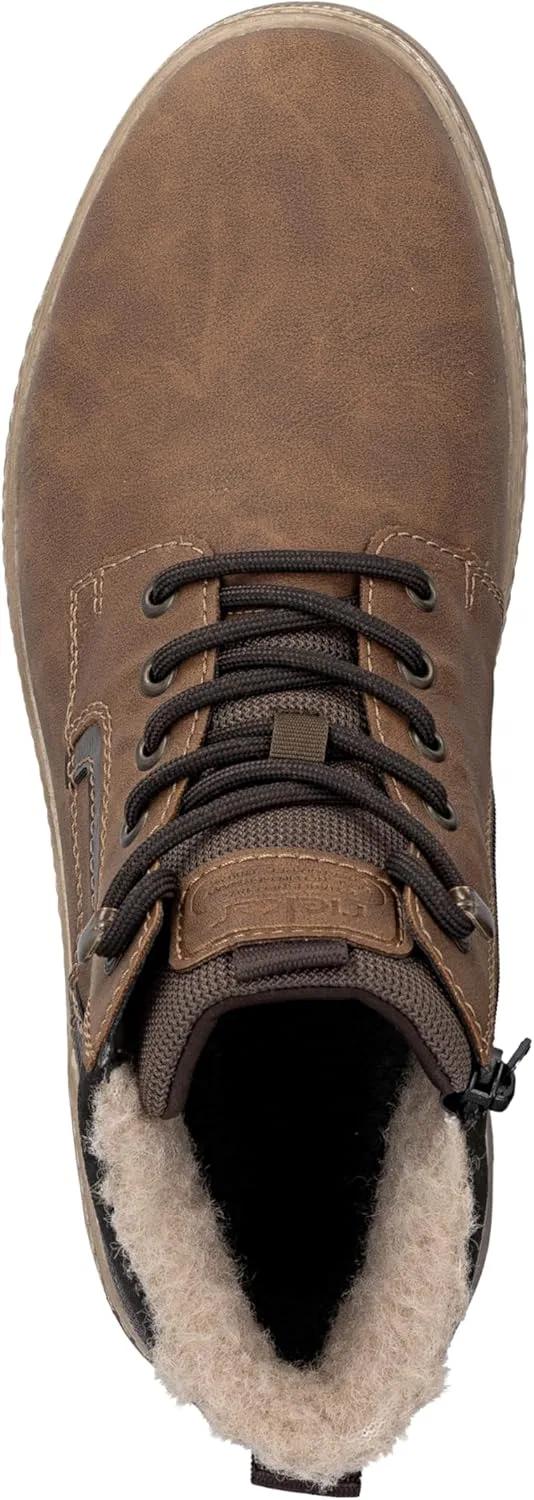 Мужские высокие кроссовки Rieker 37005, Brown 24 — фото 4