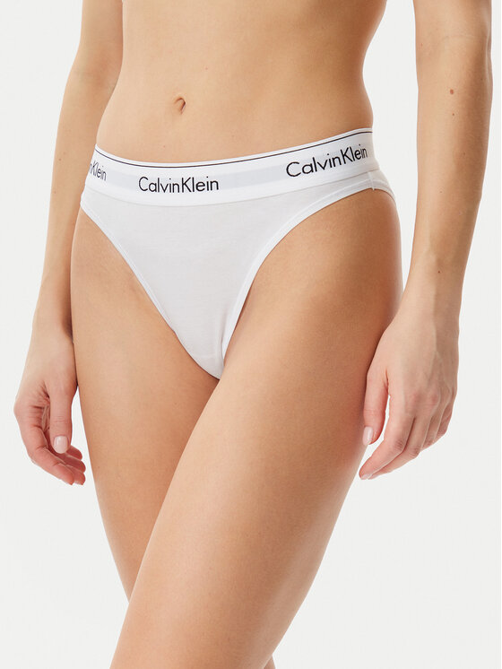 

Классические женские трусы с высокой талией LV00QF8319 Calvin Klein Underwear, белый