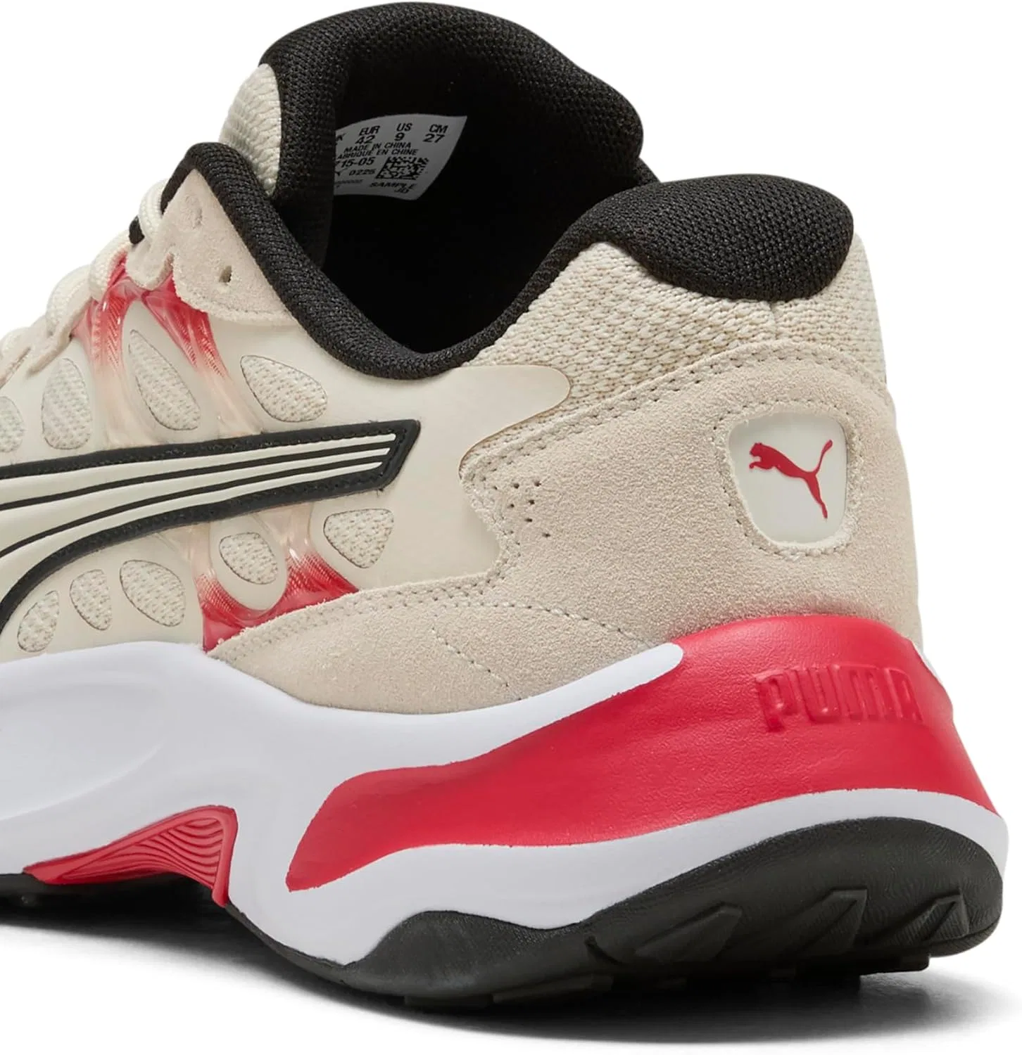 Кроссовки для бега PUMA Insphere, Alpine Snow-puma Black-candy Apple — фото 3