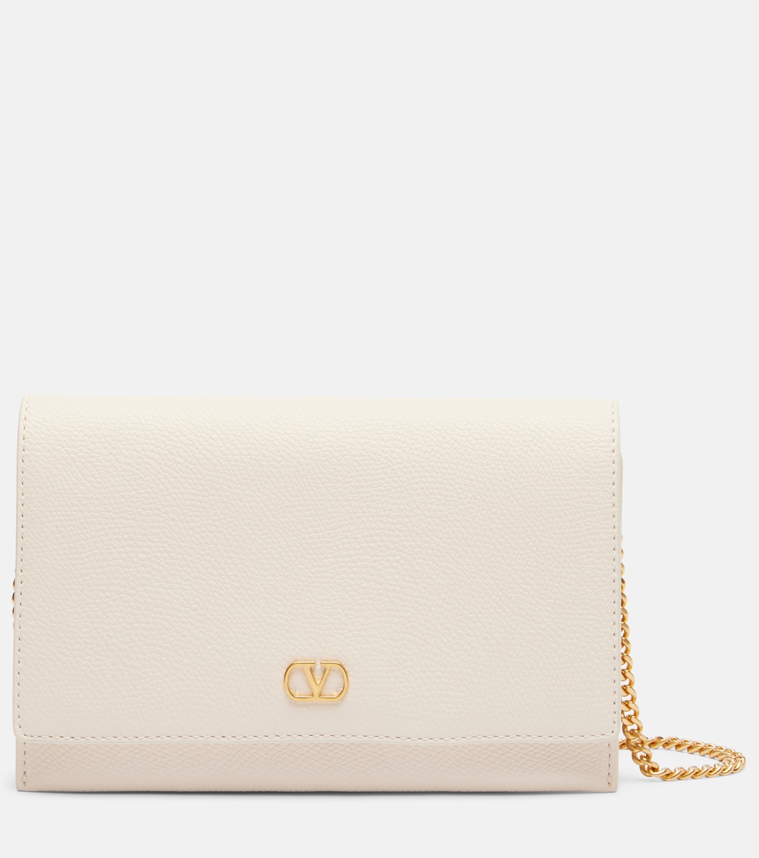 

Мини-кожаная сумка через плечо VLogo Signature Valentino Garavani, Light Ivory