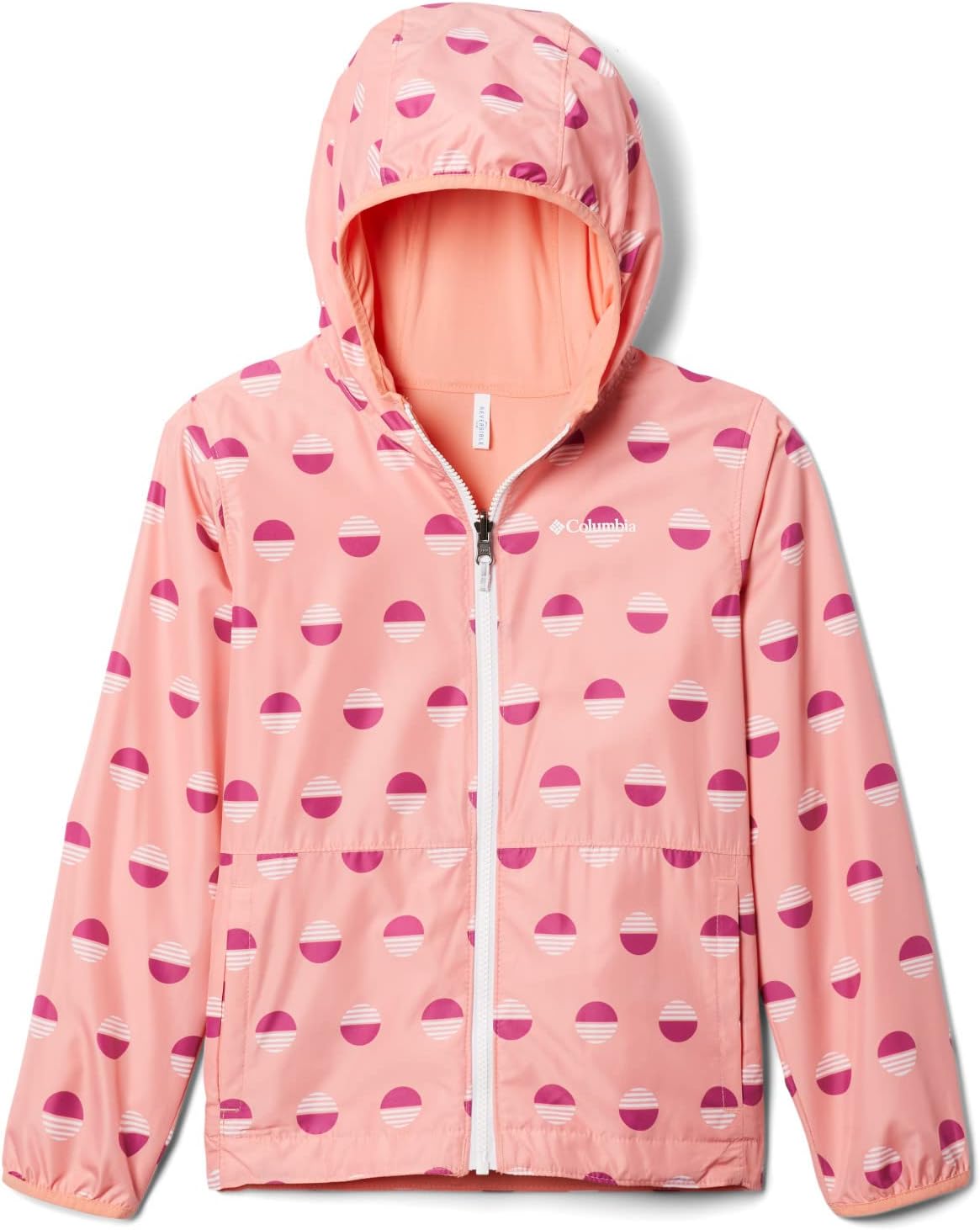 

Двусторонняя куртка Columbia boys Pixel Grabber, Coral Reef Sundaze