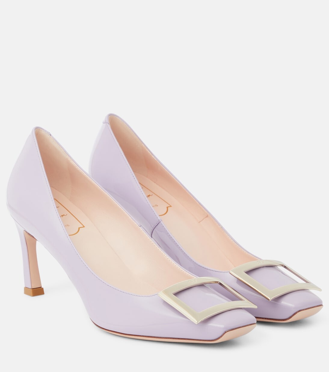 Лакированные туфли trompette 70 Roger Vivier, фиолетовый