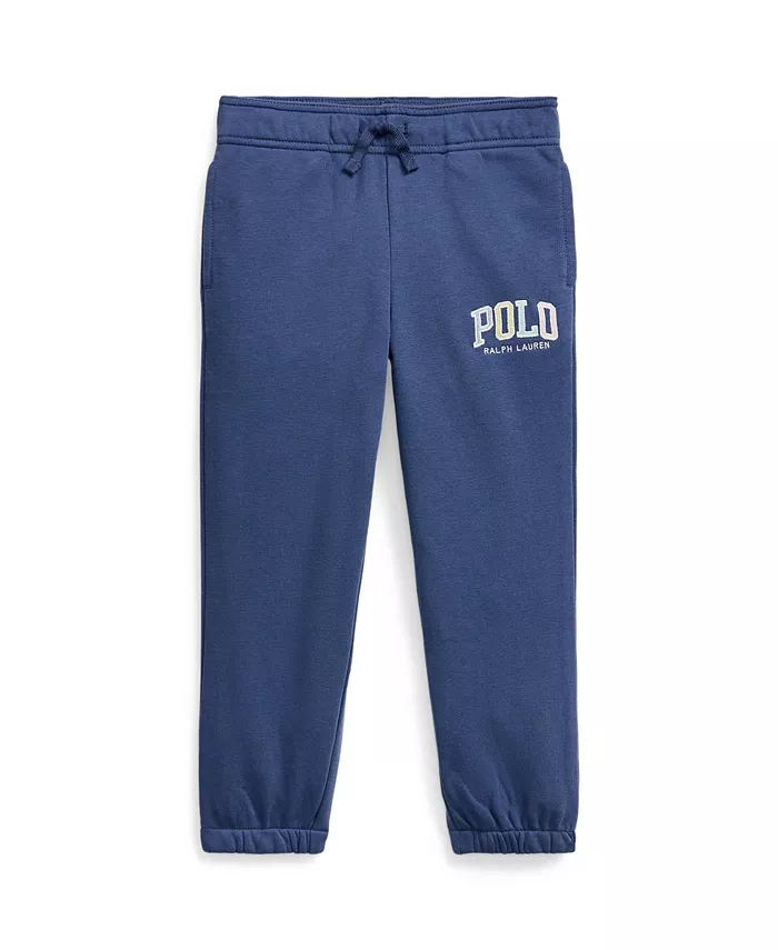 

Детские и мальчиковые спортивные брюки с логотипом из френч-терри Polo Ralph Lauren, синий