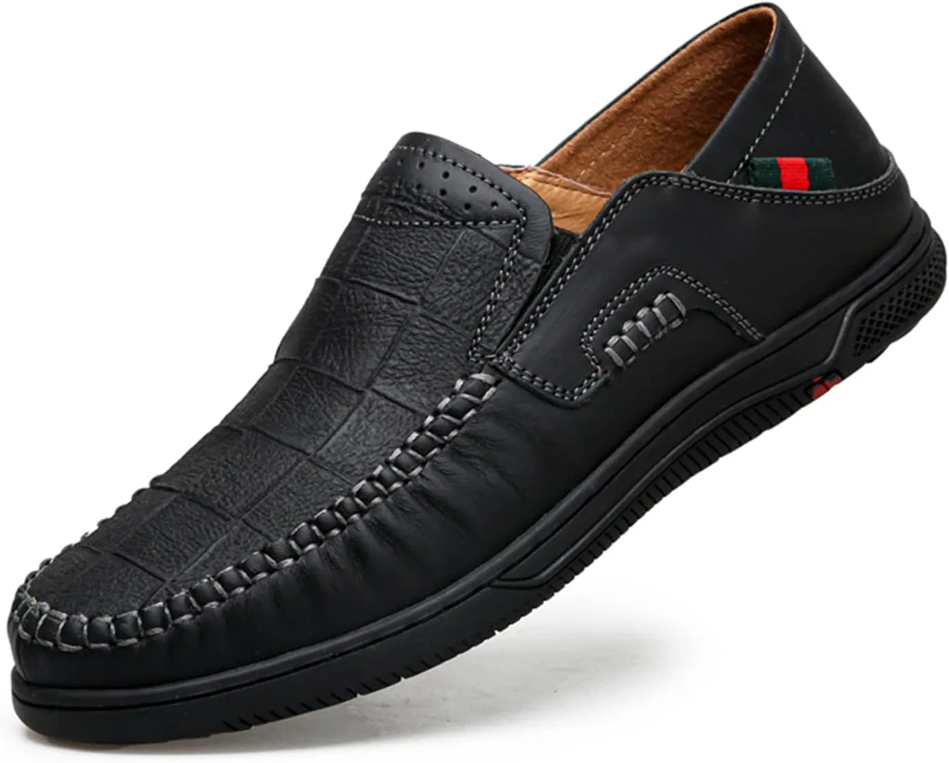 Лоферы кожаные Premium Genuine Leather, Black CHUUMEE
