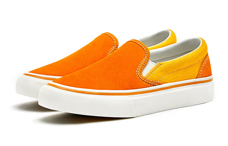 Детские парусиновые туфли Kids Low-top Orange Vision Street Wear, цвет Orange — фото 4