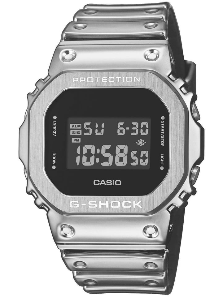 

Casio Цифровые часы G-Shock G-Steel, серебристый