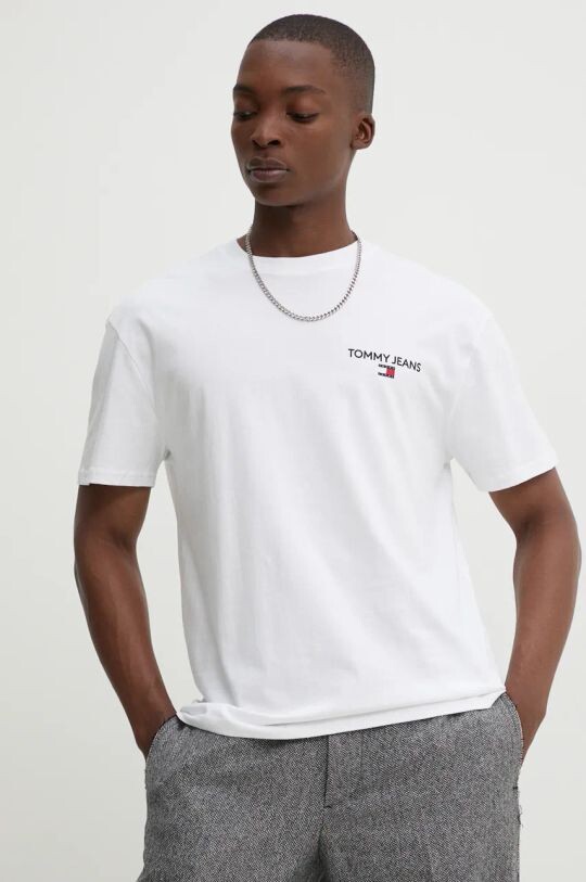 

Хлопковая футболка Tommy Jeans, белый