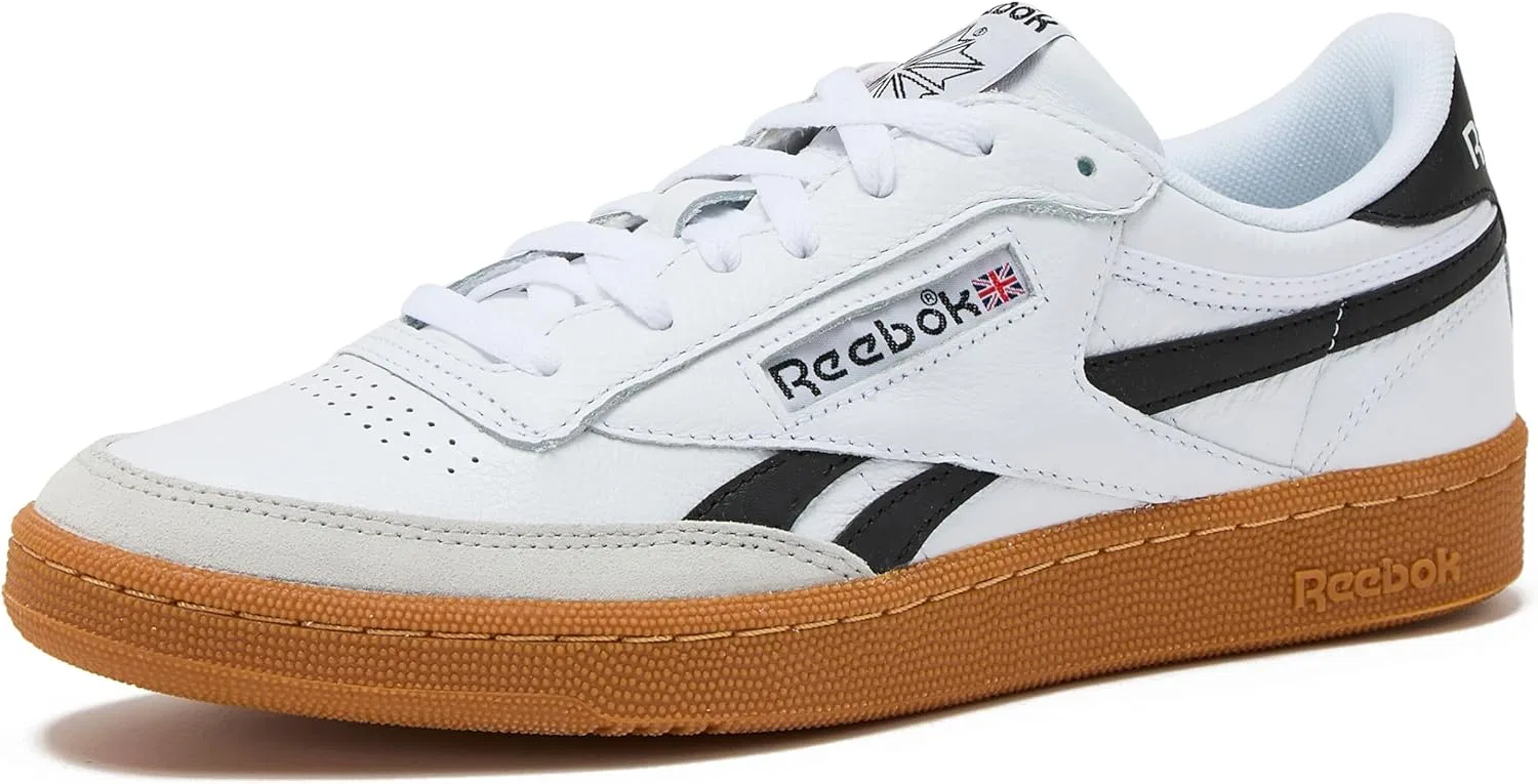 Кроссовки Reebok Classics Herren Club C Revenge Vintage, White Black Rubber