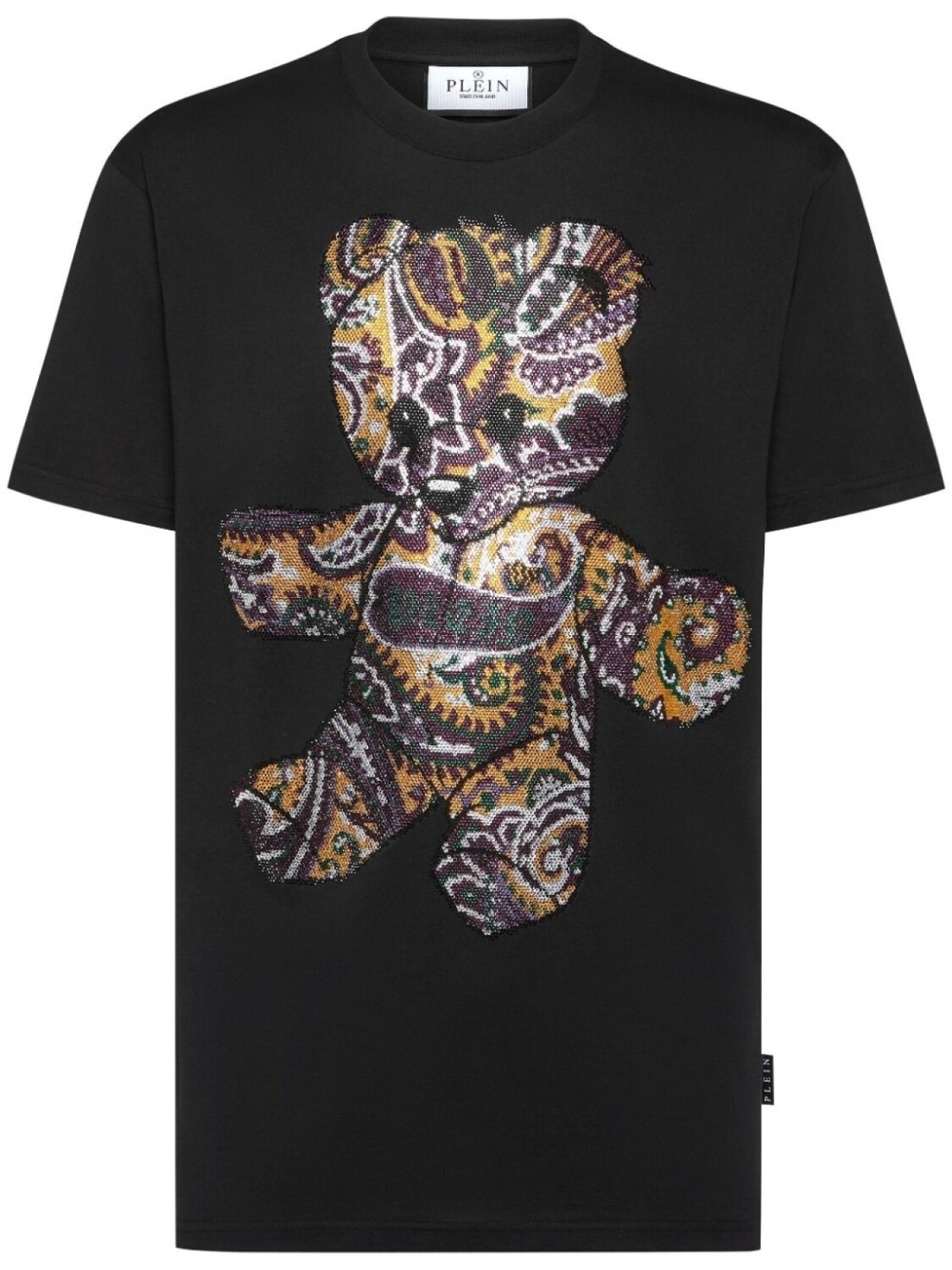 

Philipp Plein футболка с принтом Paisley Teddy Bear, черный